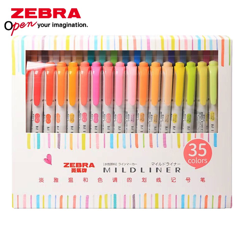Zebra Pen Mildliner - 35 colori ZEBRA Mildliner Highlander Set