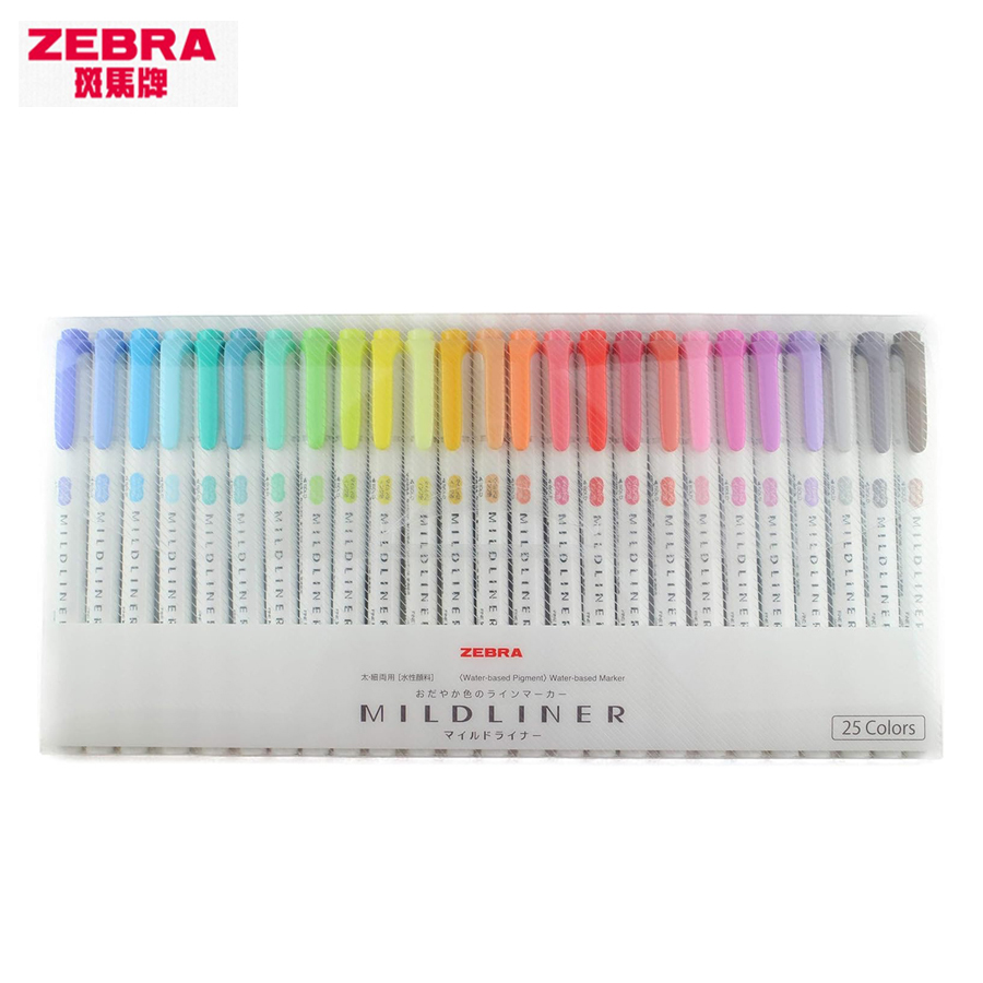 Zebra Pen Mildliner - Zebra Full 35/25 Colori Mildliner Evidenziatori