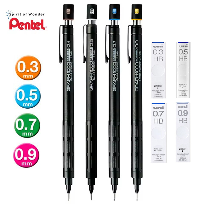 Pentel Pen Energel - Pentel PG1000 Graph For PRO Matita