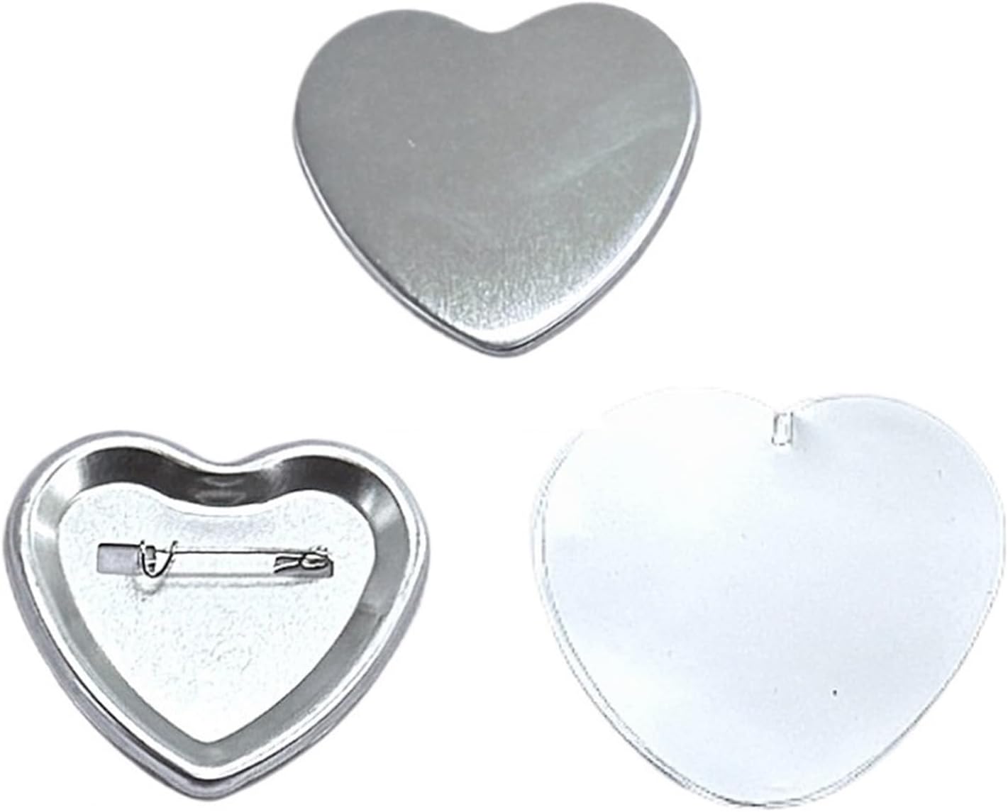 Button Badge Blank - Macchina per Creare Badge, 100 Badge