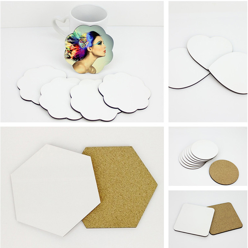 Coaster Sublimation Blank - 100 Pz/lotto FAI DA TE Sublimazione