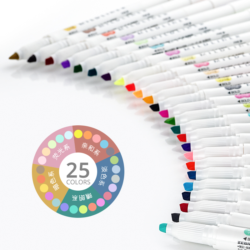 Zebra Pen Mildliner - Zebra Mildliner Liner Penna evidenziatore a