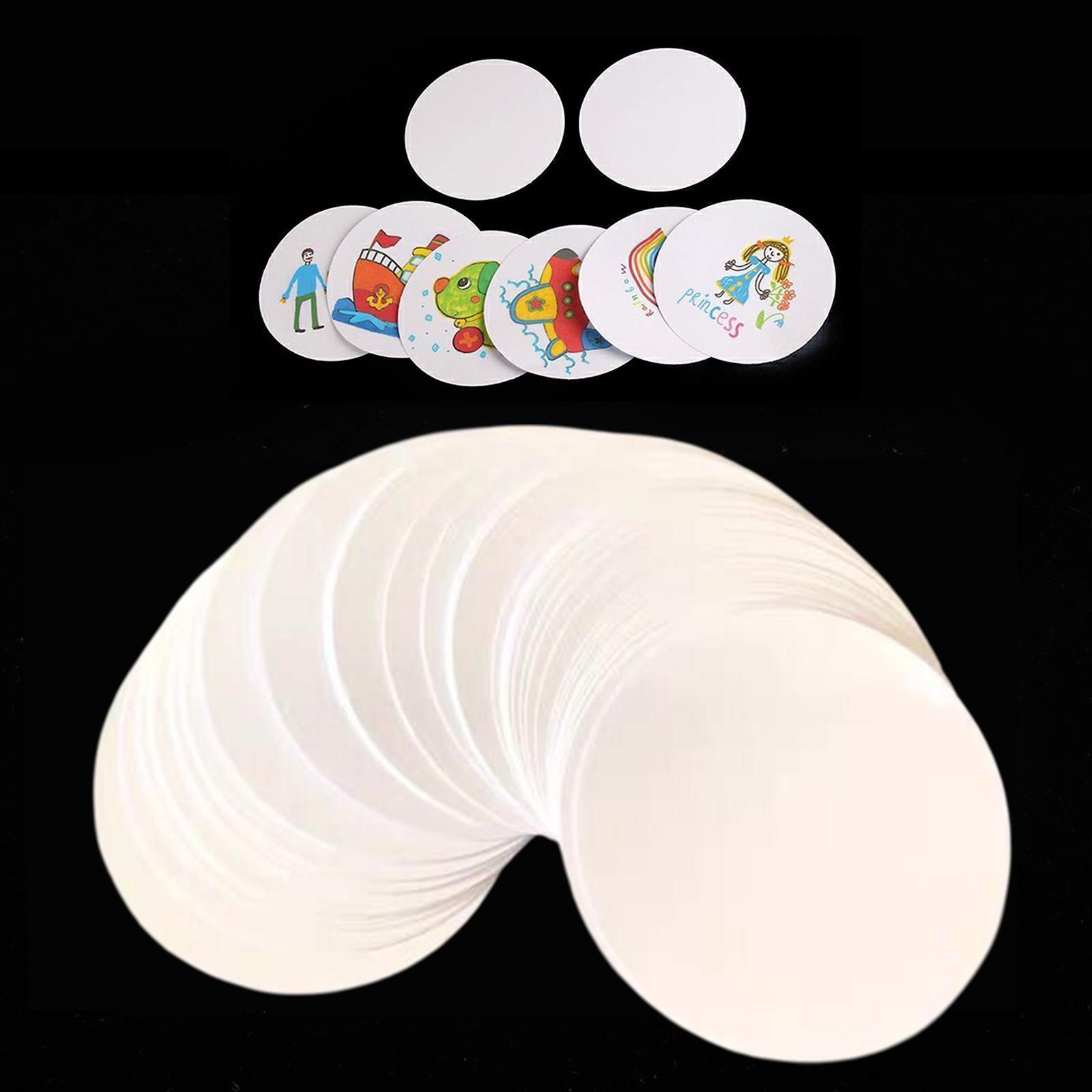 Button Badge Blank - 100 Pezzi Badge a Bottone Vuoti