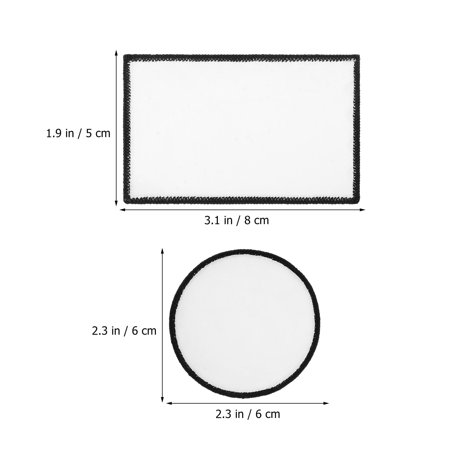 30 Pezzi di Toppe Adesive in P - Hat Sublimation Blank recensione e prezzo