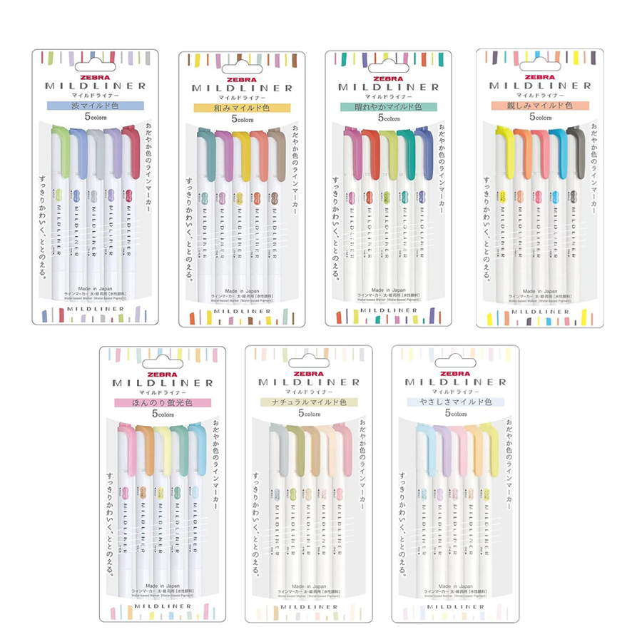 Zebra Mildliner Evidenziatore  - Zebra Pen Mildliner recensione e prezzo