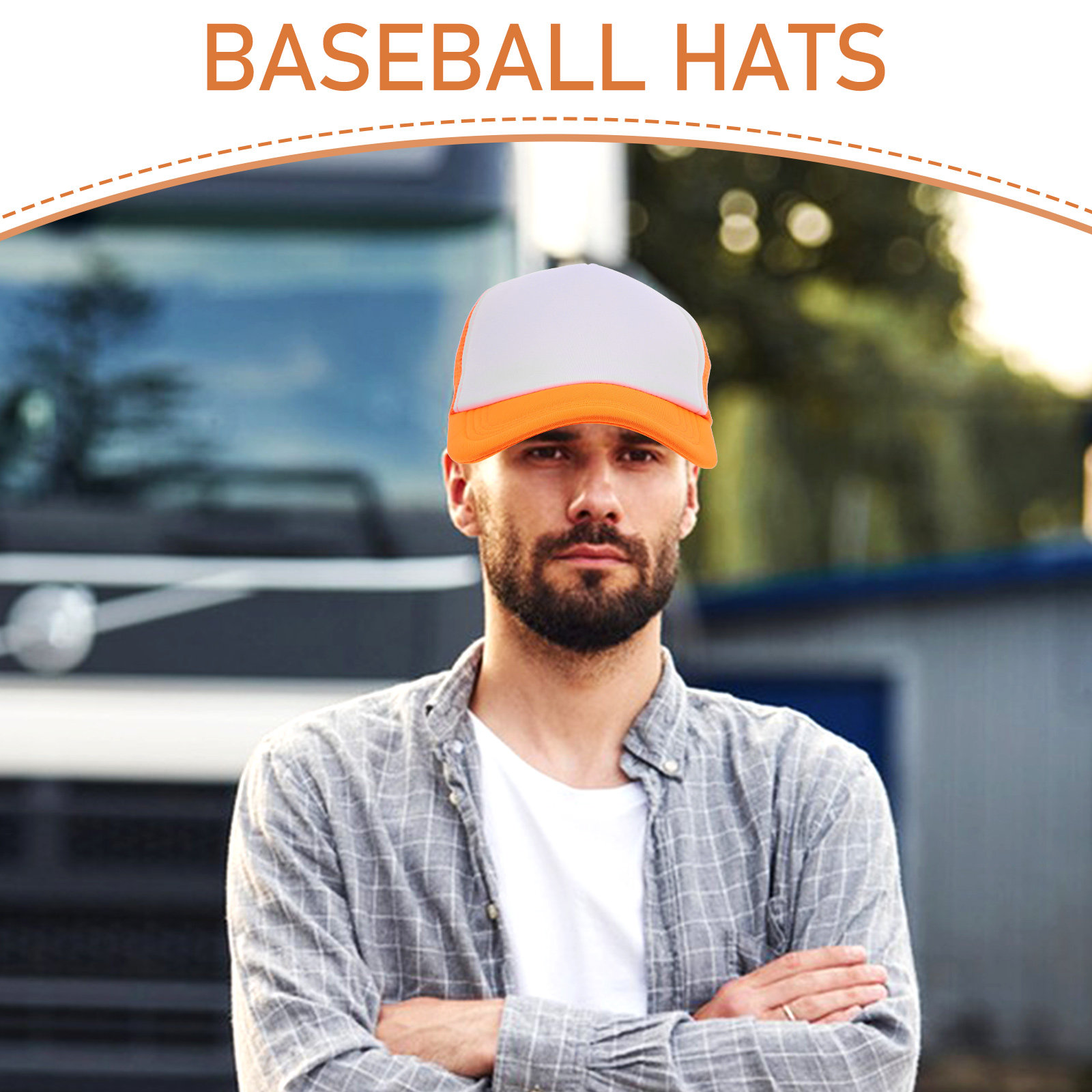 10 Cappellini da Baseball in R - Hat Sublimation Blank recensione e prezzo