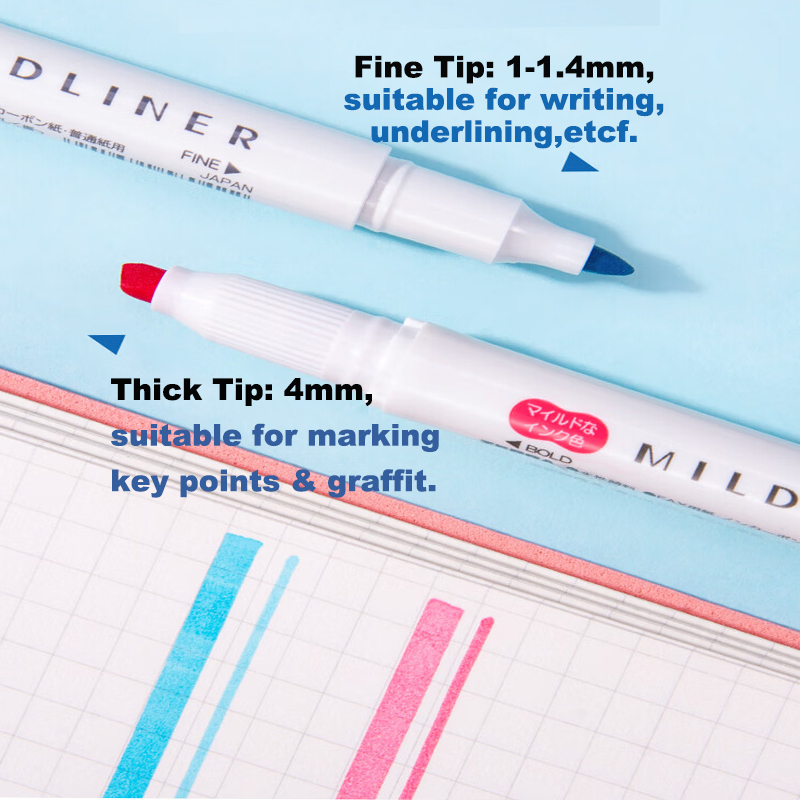 Zebra 25/35 colori Mildliner e - Zebra Pen Mildliner recensione e prezzo