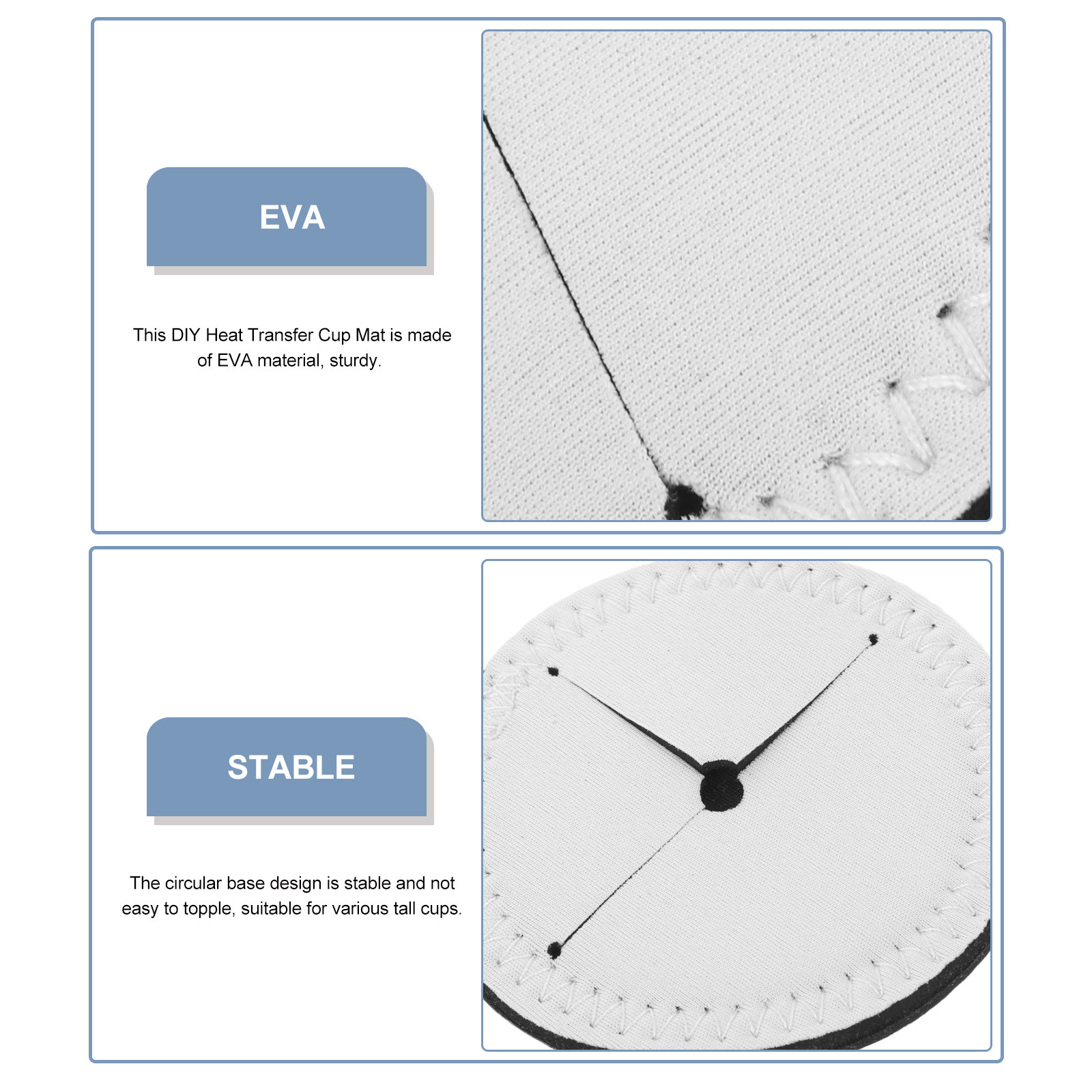 4 Pezzi Sottobicchieri Rotondi - Coaster Sublimation Blank recensione e prezzo