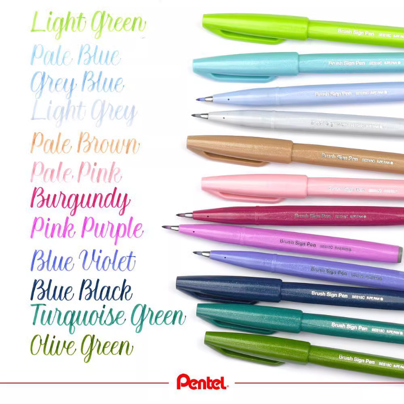 1PC Pentel Fude Brush Touch Si - Pentel Pen Sign Pen recensione e prezzo