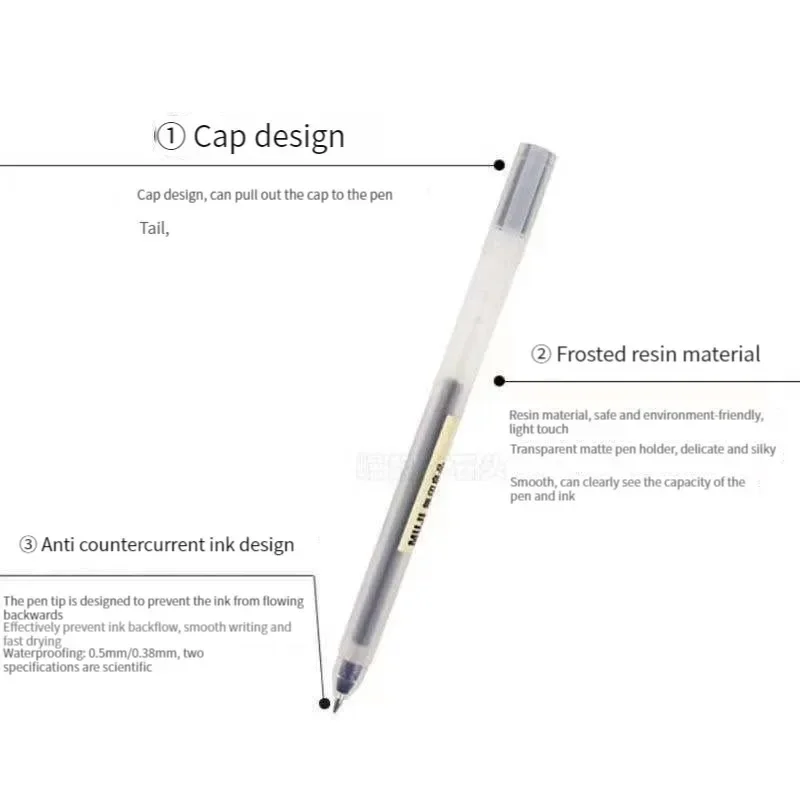 6/8 Pz/set MUJIs Penna Gel Ner - Pentel Pen Energel recensione e prezzo