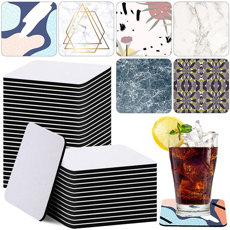 Set di 35 Sottobicchieri Quadr - Coaster Sublimation Blank recensione e prezzo