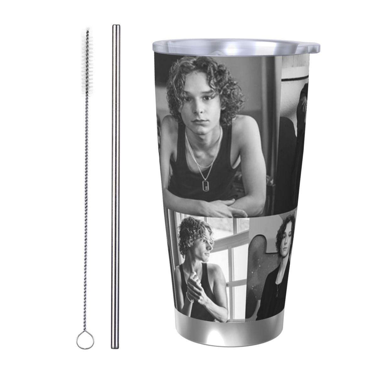 Mason Thames in bianco e nero  - Tumbler 20Oz White recensione e prezzo